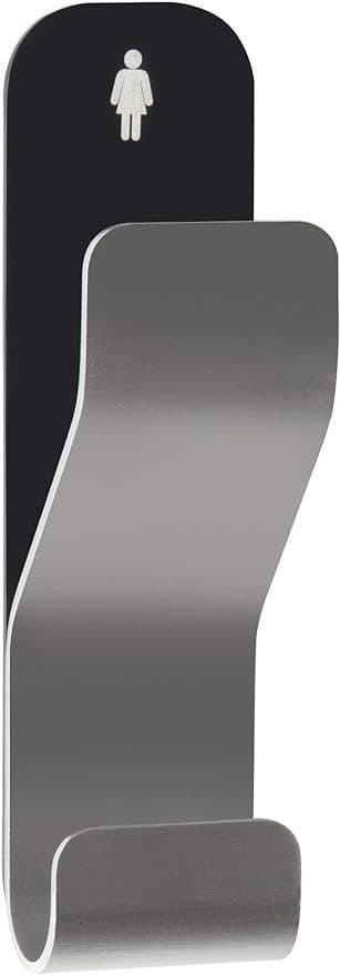 Badrumshängare 11x3cm INOX silver dam