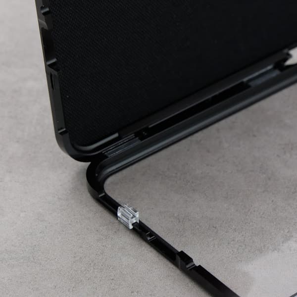 Etui til Xiaomi Redmi Note 12, ERBORD Glass Armor Læder, sort