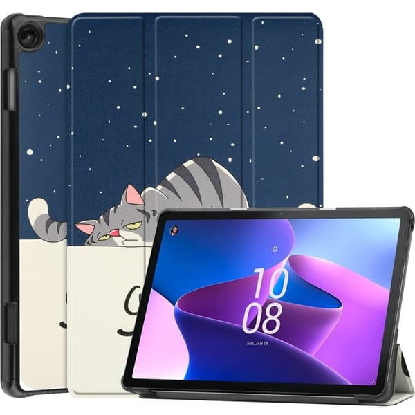 Etui til Lenovo Tab M10 10.1 Gen 3 TB-328FU/TB-328XU, Smartcase, sovende kat