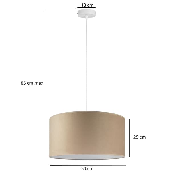 Tornado BAL1-lampa, cappuccino-sammet
