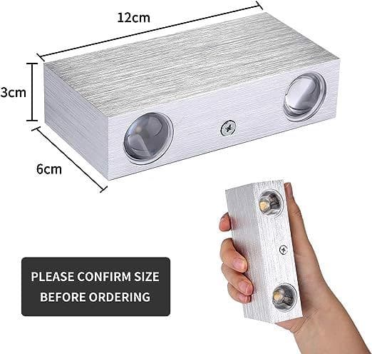 LED væglampe 4W varm hvid