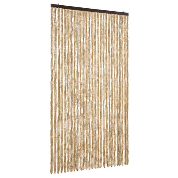 vidaXL Flugnät Beige 120x220 cm Chenille