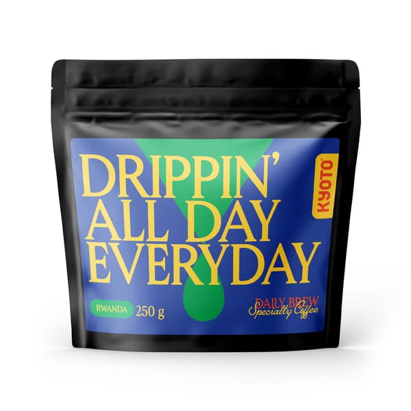 DRYPPENDE HELE DAGEN HVER DAG RWANDA MUTETELI (SPECIALKAFFE)
