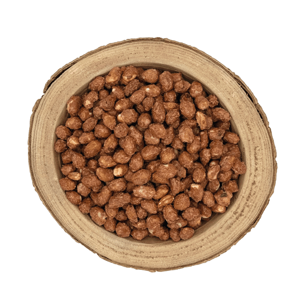 Saltede karamel-jordnødder 500 g