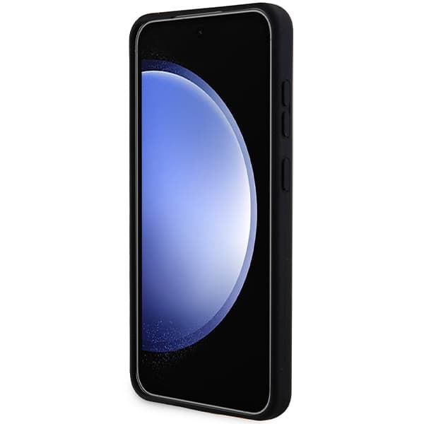 Karl Lagerfeld Silikone Ikonik Etui til Galaxy S24, Sort