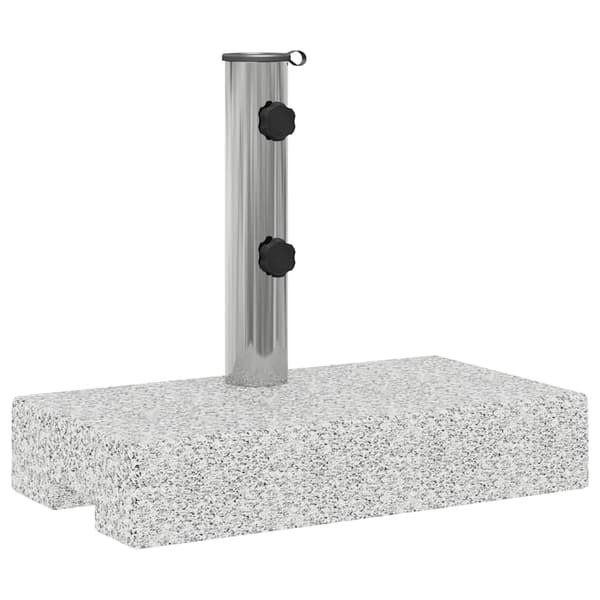vidaXL Rektangulär paraplyfot, granit, 25 kg