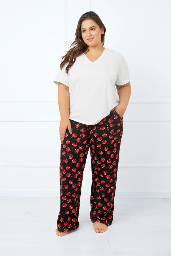 Lange damebukser Cherry XL