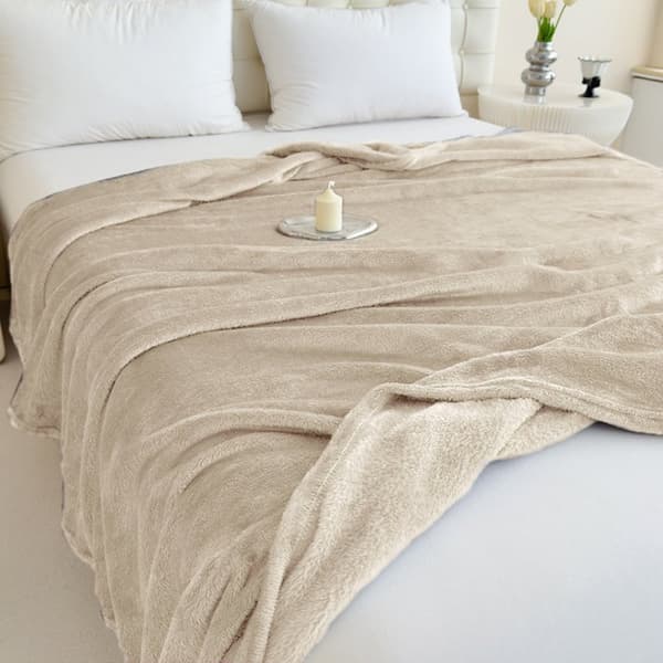 Glat COSY tæppe 160x200 cm beige