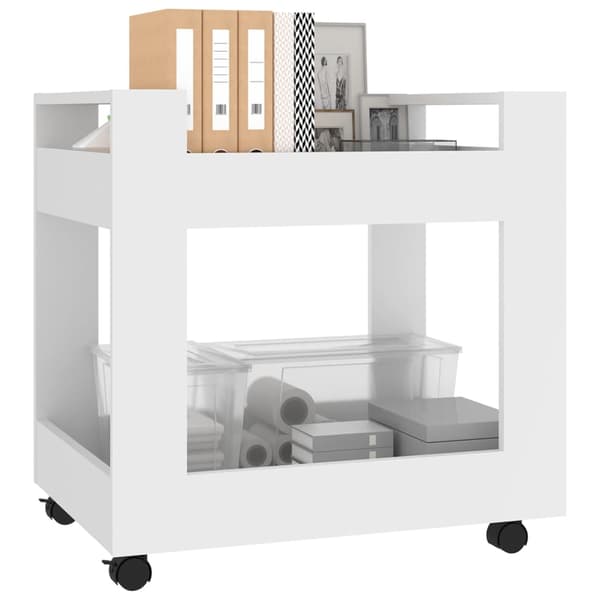 vidaXL underskab hvidt 60x45x60 cm træbaseret materiale