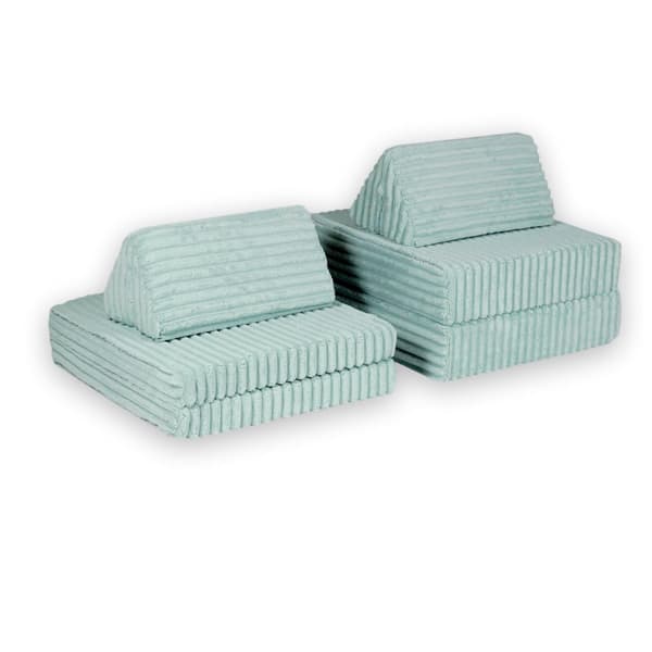 Montessori Standard Waffle Mini Legesofa Lys Mintgrøn