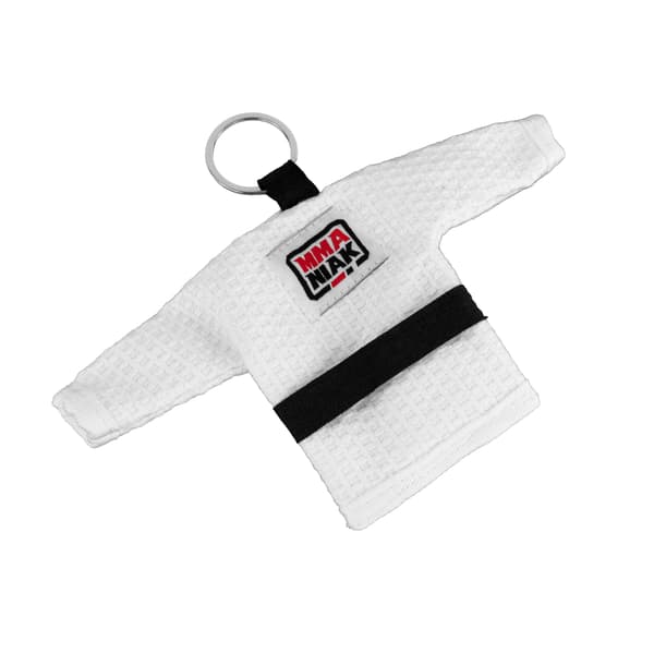 MMAniak Mini Kimono/GI Nøglering Hvid