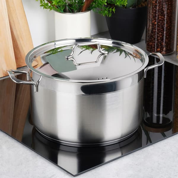 ROSTFRITT STÅLLOCK INDUKTIONSGASKOKNING 26 CM 8,2 L