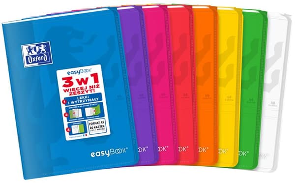 NOTEBOG A5/60K 1-LINJER OXF EASYBOOK 400146694 A'8