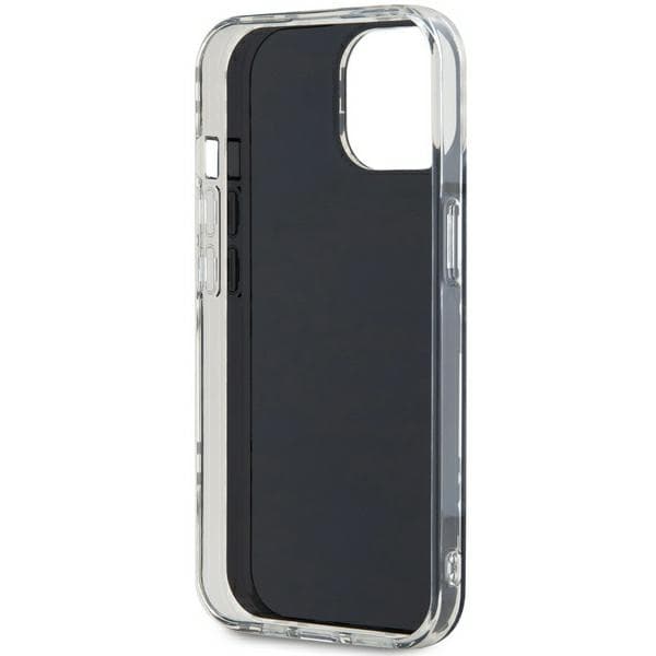 DKNY DKHCP15MHDLCEK iPhone 15 Plus /14 Plus 6,7" sort/sort hårdt cover IML Ternet Mono Mønster