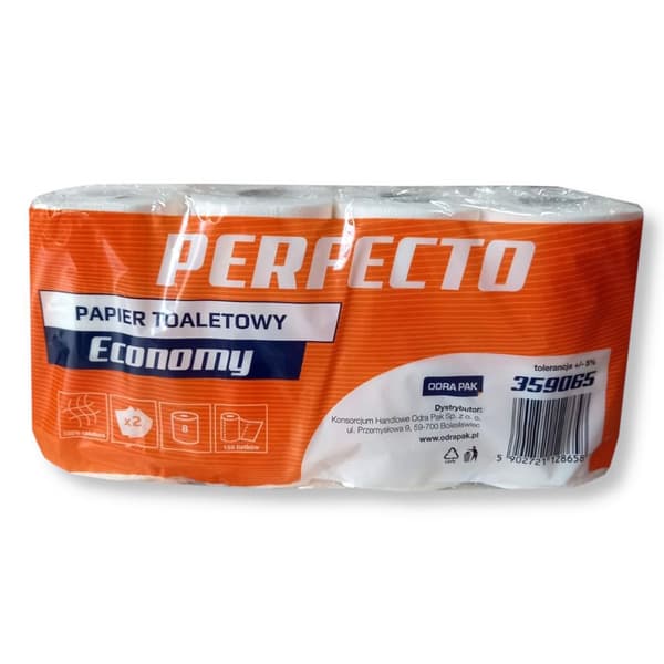 Perfecto cellulosa toalettpapper 8 rullar