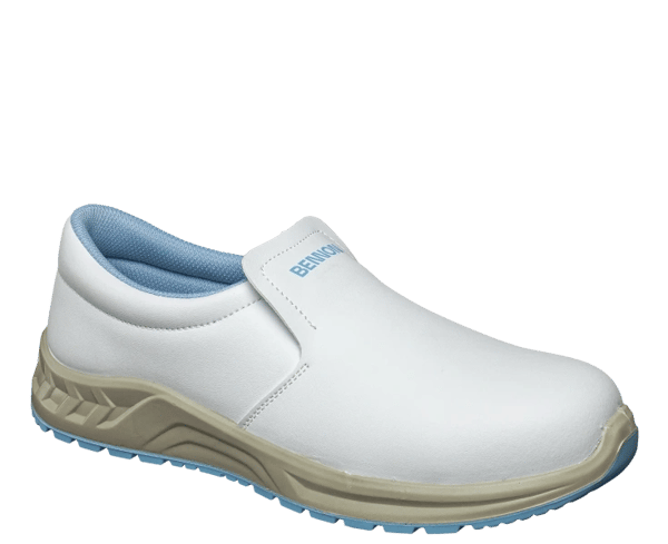 HVIDE S2 Moccasin arbejdssko hvide Bennon 45