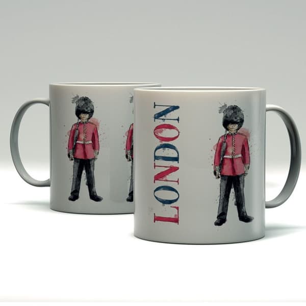 PKMUG422 London Guard Keramisk Mugg