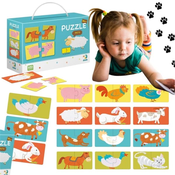 12x2 dyrepuslespil