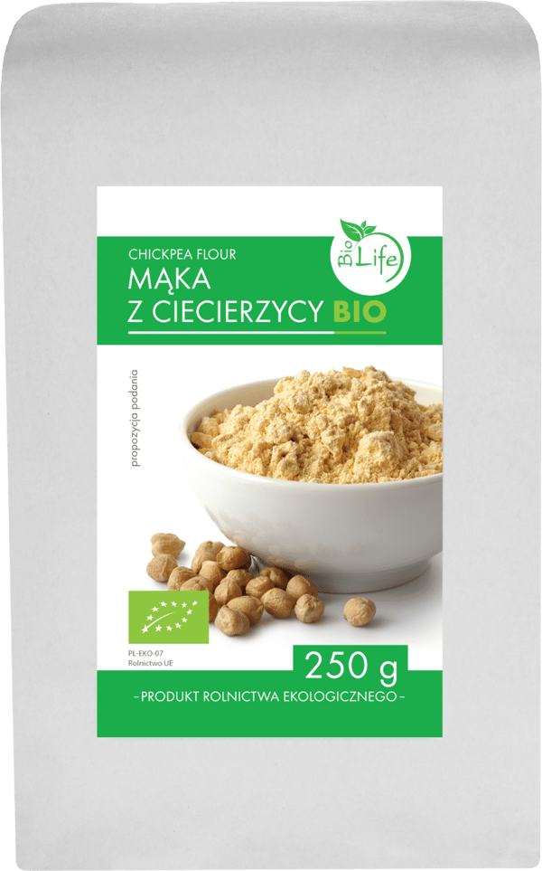 Luomu kikhernejauhoja 250 g