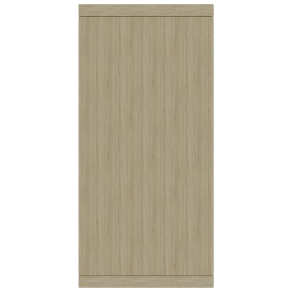 vidaXL skab Sonoma eg 88 x 30 x 65 cm spånplade