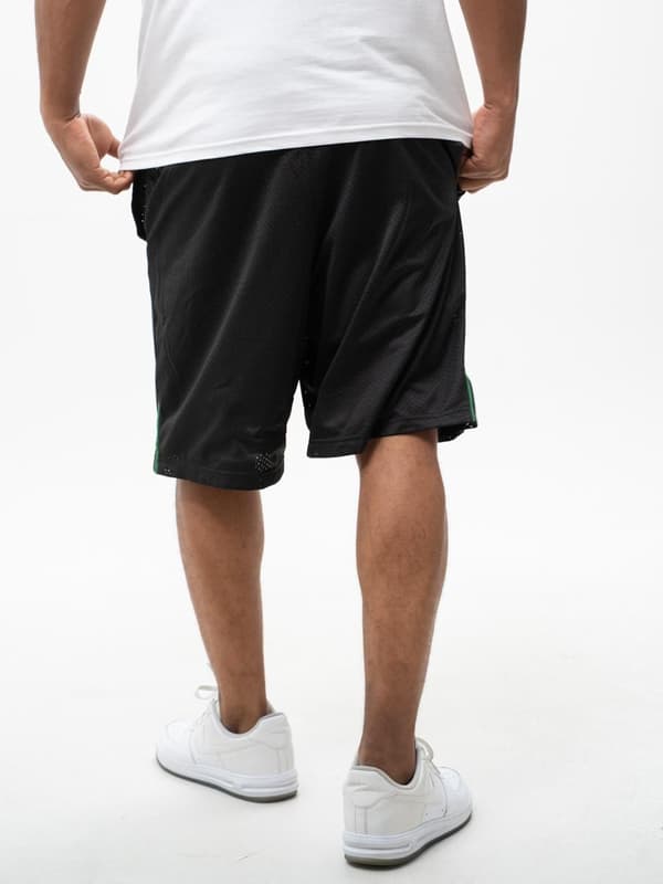 Jigga Wear Baseball-shortsit Musta/Vihreä M