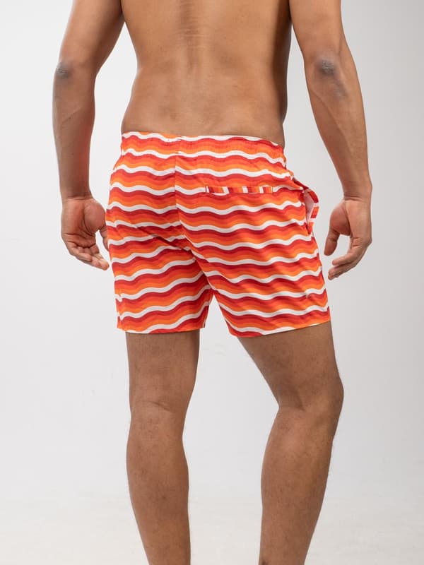 MyStars Waves miesten oranssit uimashortsit S
