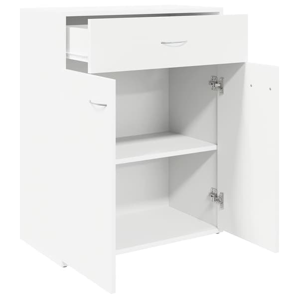 vidaXL skab hvidt 60 x 30 x 75 cm spånplade