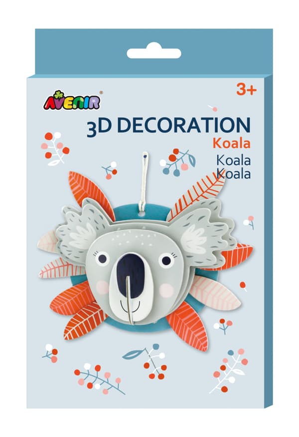 Gör-det-själv 3D-koaladekoration