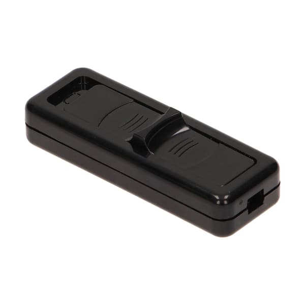 Skjutströmbrytare 2,5A/250V Svart