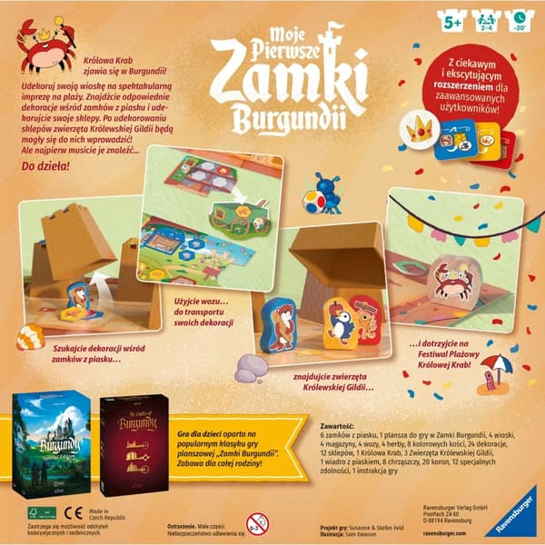 Ravensburger brætspil Mine første Bourgogne-slotte