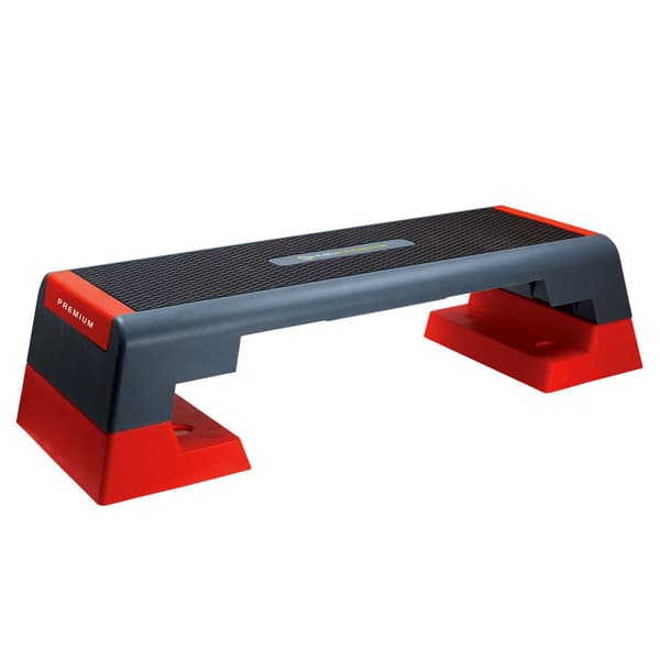 Aerobic step sort/rød AS007 HMS PREMIUM