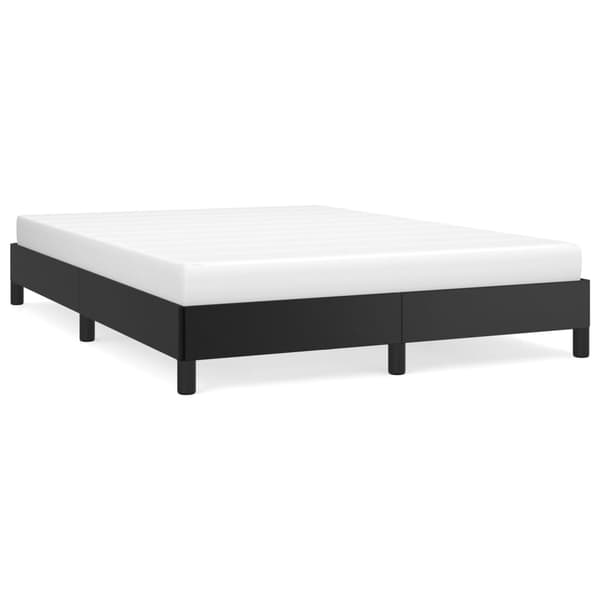 vidaXL sengestel sort 140x190 cm kunstlæder