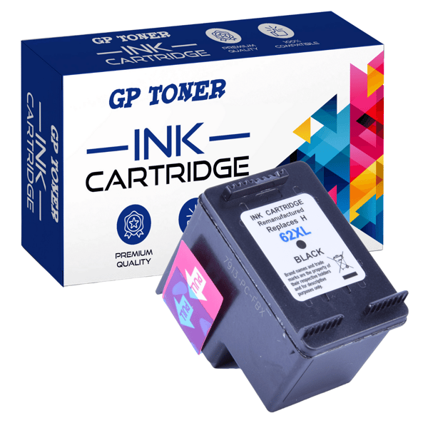 Bläck för HP 62XL BK GP