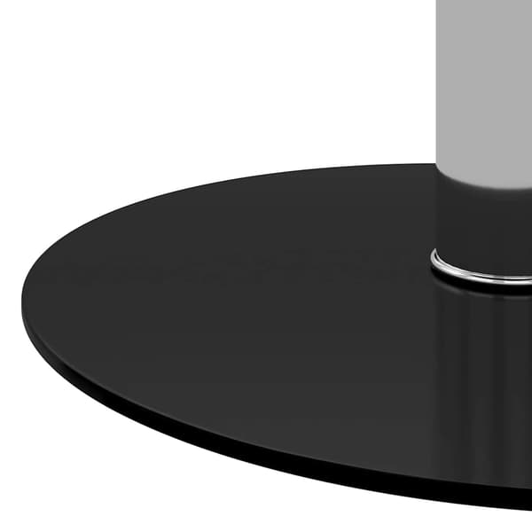 vidaXL sofabord, sort, 40 cm, hærdet glas