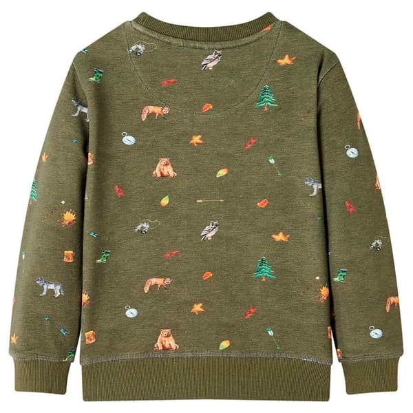 Børnesweatshirt, khaki, 92