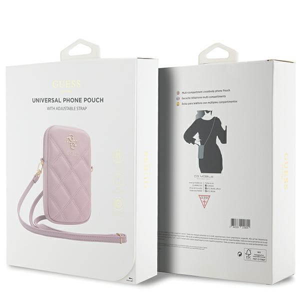 Guess Zip Quilted 4G Väska, Rosa