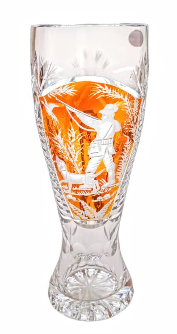 Hunter Graverad Kristall Ölmugg 500 ml