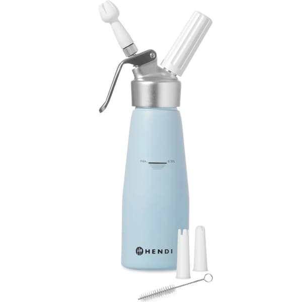 Flødeskumssifon, blå, 0,5 L - Hendi 975862