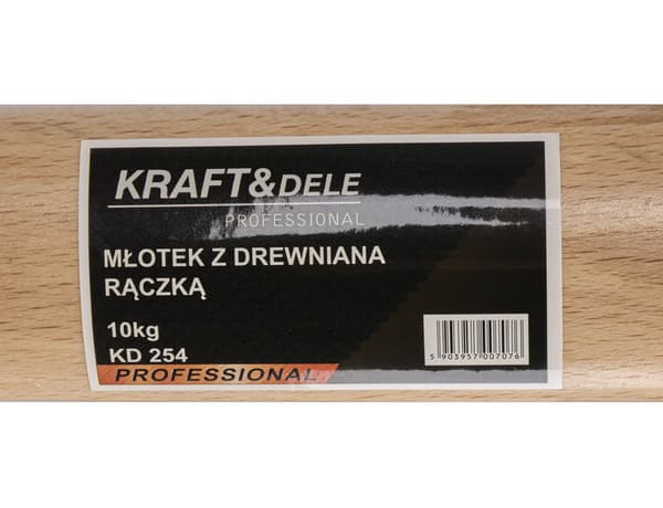 Trämaskinhammare 10 kg 90,5 cm KD254