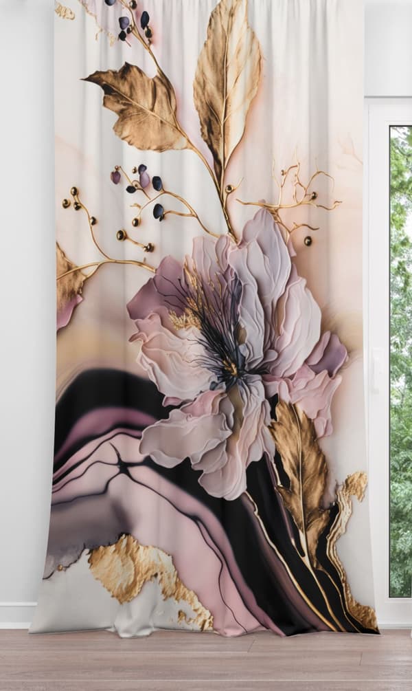 Gardin på tape print 137