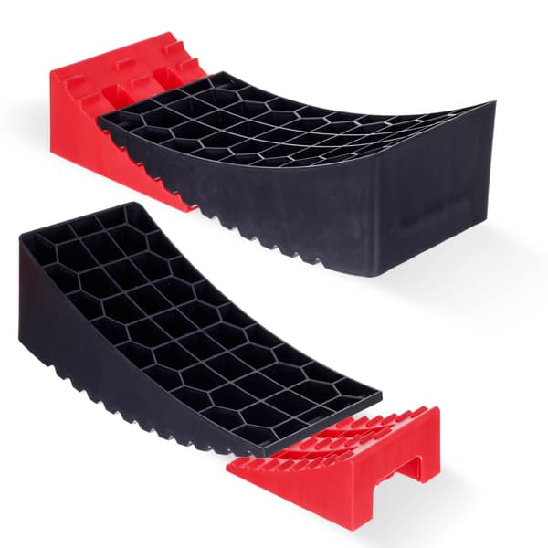 Utjämningskilar 2x Set Ramper Husvagn Släpvagnar Camping 11T