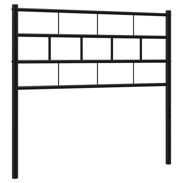 vidaXL metalsengegavl sort 75 cm