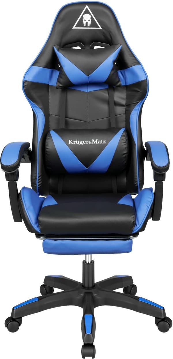 Kruger & Matz GX-150 Sort/Blå Gamingstol