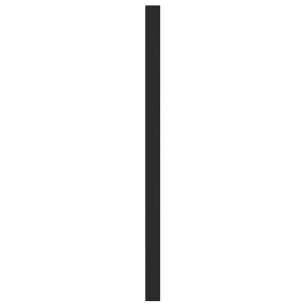 vidaXL skabsgreb 10 stk. sort 224 mm rustfrit stål