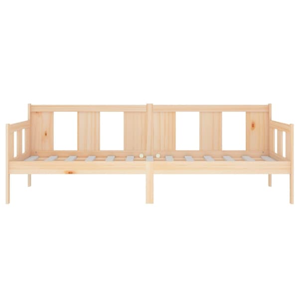 vidaXL Dagbädd massiv furu 90x200 cm