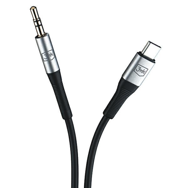 3mk AUX USB-C til 3,5 mm jack-kabel