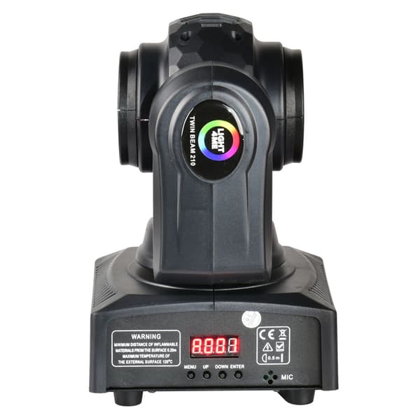 LIGHT4ME twin beam 210 mini LED moving head dobbeltsidet