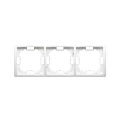 Triple frame BMR3/11 Basic hvidt modul