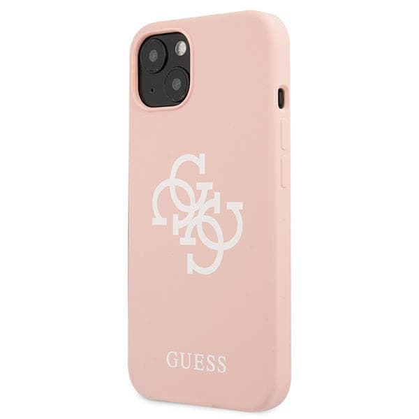Guess Silikone 4G Logo Etui til iPhone 13 mini, pink