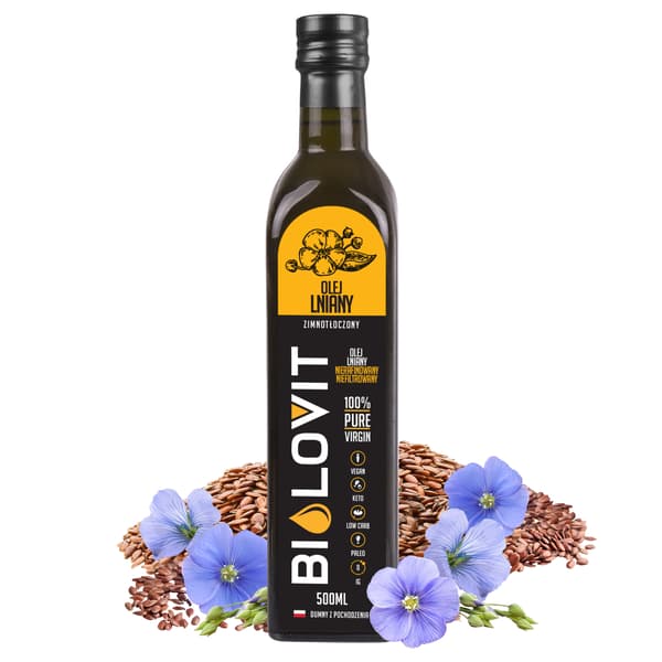 Bilovit - Kallpressad linfröolja - 500 ml